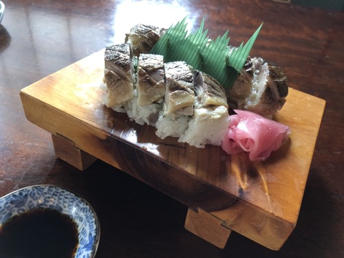 鯖棒寿司写真